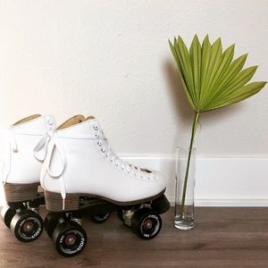 Rolling Into a Dream Leather Roller Slates